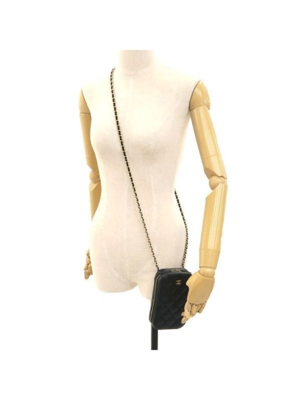 Chanel Quilted Caviar Chain Messenger Bag - Picture 9 of 9